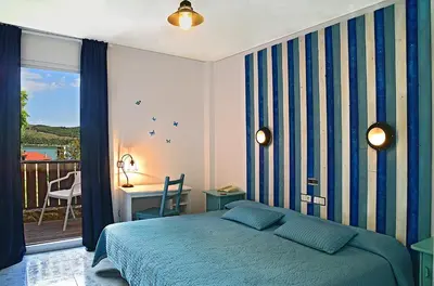 Cama o camas de una habitación en Hotel Rio Piedra