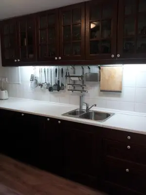 Una cocina o zona de cocina en Circuito de Aragon. House up to 16 pax