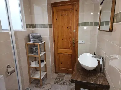 Un baño de River Ebro Apartments