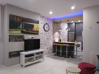 Una cocina o zona de cocina en Apartamento centro san blas 36, próximo al Pilar