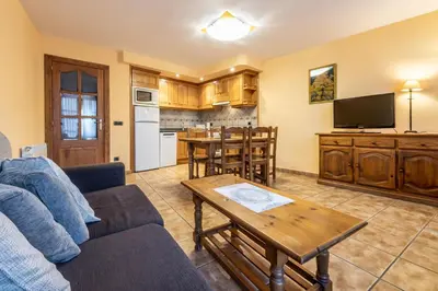 Una cocina o zona de cocina en Apartamentos Casa Rivera