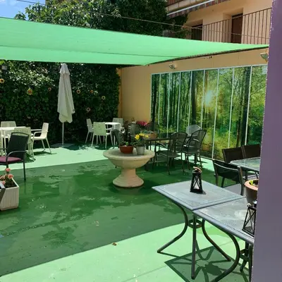 Piscina en o cerca de Posada Abadia de Sietamo