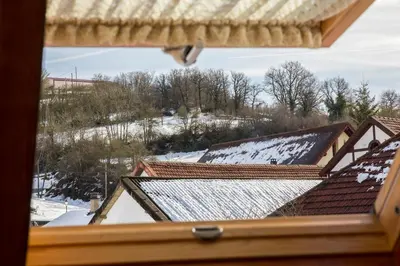 Casa rural Lucuj en invierno