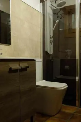 Un baño de Casa Albana Pirineos