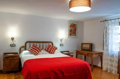 Cama o camas de una habitación en Casa Piñana