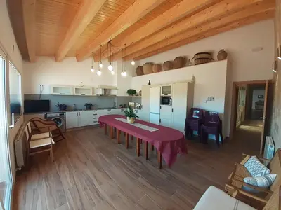 Una cocina o zona de cocina en Casa La Foradada