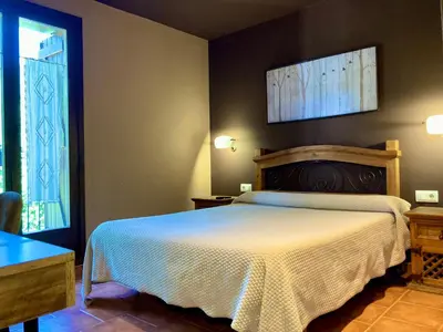 Cama o camas de una habitación en Casa Parranxo