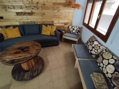 Zona de estar de Casa del Pintor