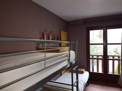Cama o camas de una habitación en Alberg Les Daines