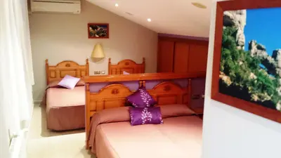 Zona de estar de Hostal Rural Casa Castro