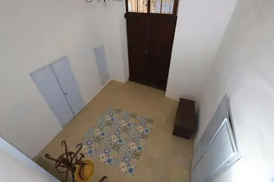 Una televisión o centro de entretenimiento en Casa Font