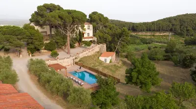 Paisaje cerca de esta villa