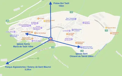 Plano de Apartamento Centro Tahull Y Parking Gratis, El Rinconcito Rural