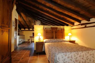 Cama o camas de una habitación en Las Ollerias
