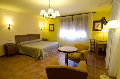 Cama o camas de una habitación en Las Ollerias