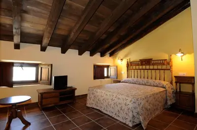 Cama o camas de una habitación en Las Ollerias