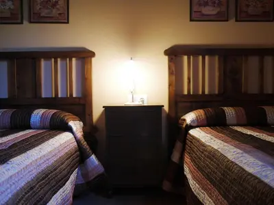 Cama o camas de una habitación en Apartamentos Casa Cecilia