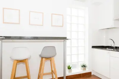 Una cocina o zona de cocina en Apartamentos Sabinas El Pilar