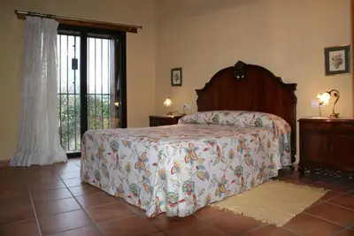 Cama o camas de una habitación en Conjunt Rural Cal Soldat