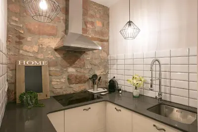 Una cocina o zona de cocina en Apartaments Cal Trumfo