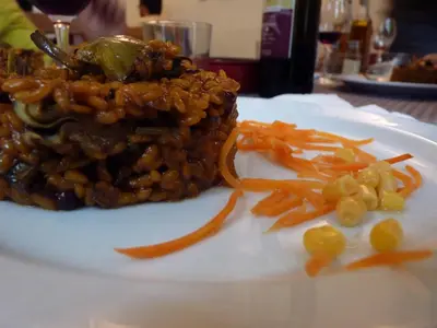 Comida en o cerca de este hostal o pensión