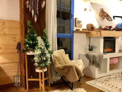 Zona de estar de Apartamentos LÓRIEN Candanchú