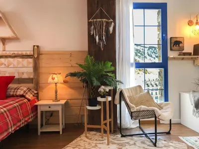 Zona de estar de Apartamentos LÓRIEN Candanchú