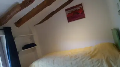 Cama o camas de una habitación en Corral De La Solana