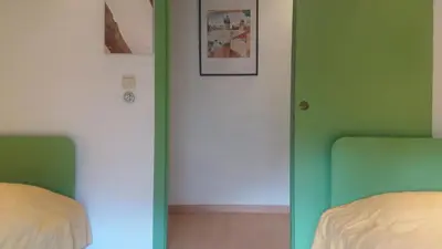Cama o camas de una habitación en Corral De La Solana