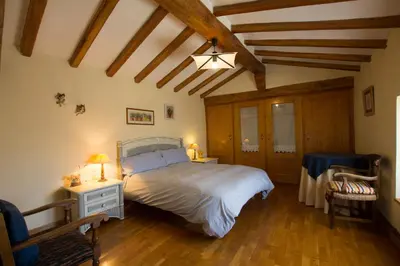Cama o camas de una habitación en Casa Villazón I - Camino de Santiago