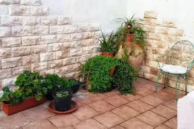 Jardín al aire libre en Charming House in Orés