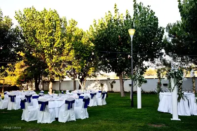Jardín al aire libre en Hotel del Carme