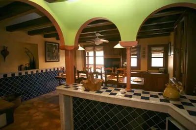 Zona de estar de Casa Avellanas
