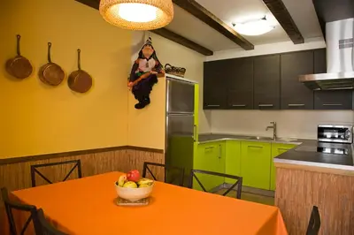 Una cocina o zona de cocina en Aitonarena Ochagavia
