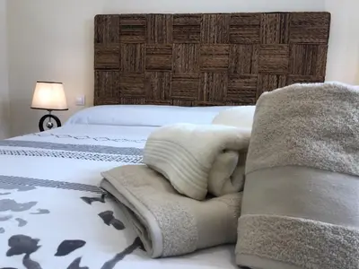 Cama o camas de una habitación en Destino Deluxe Pirineos