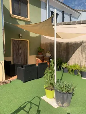 Jardín al aire libre en La Manguita Bardenas