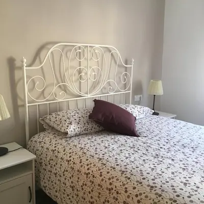 Cama o camas de una habitación en La Manguita Bardenas