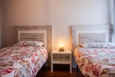 Cama o camas de una habitación en El Mirador de Nabaín
