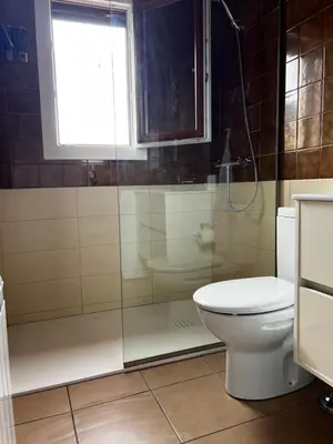 Un baño de Apartaments La Pertusa 1r piso