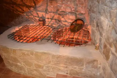 Barbacoa disponible para clientes en el apartamento