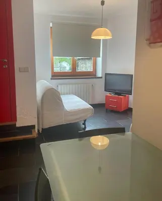 Una televisión o centro de entretenimiento en Zoe