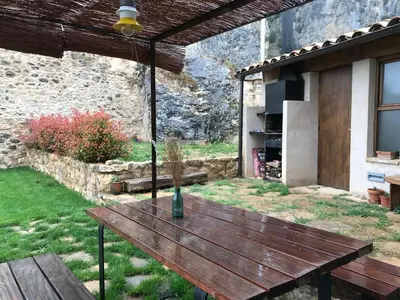 Jardín al aire libre en Casa Jou