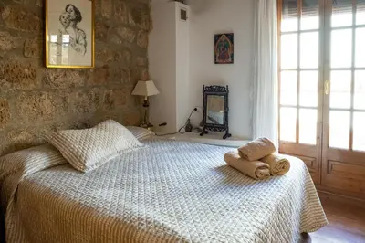 Cama o camas de una habitación en Cal Manso
