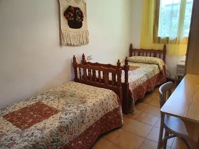 Cama o camas de una habitación en Apartamento Maladeta