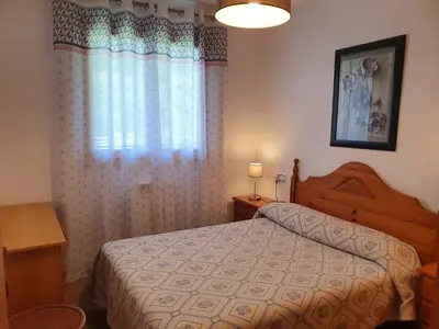 Cama o camas de una habitación en Apartamento Maladeta