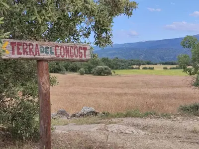 Paisaje cerca de este camping