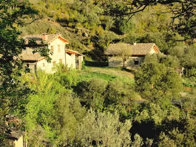 Paisaje cerca de este camping