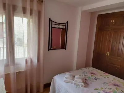 Cama o camas de una habitación en Los Llanos de Escarrilla
