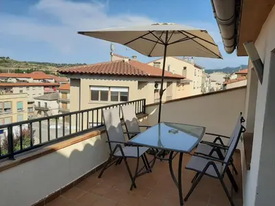 Un balcón o terraza de APARTAMENTO QUINTO