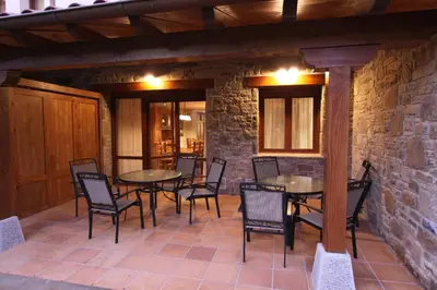 Un patio o zona al aire libre en Casa Rural Espargoiti